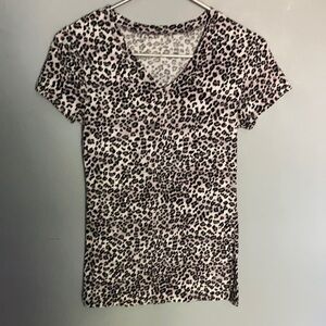 Wet seal animal print top